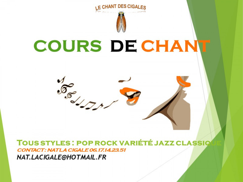 cours de chant de la chorale d'Opio - Valbonne